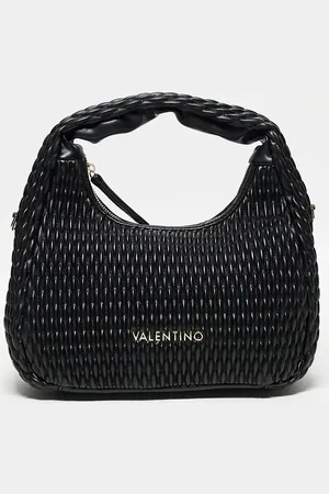 VALENTINO Valentino frequency textured grab bag with crossbody strap in