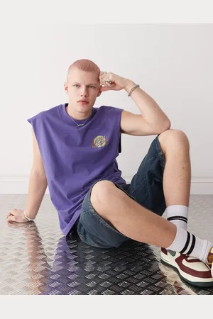 Santa Cruz Graphic logo back print vest in