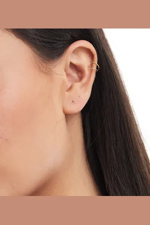 Kingsley Ryan Overlapping ear cuff in gold plated