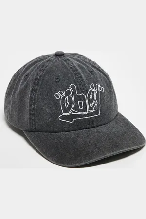 Obey Quotes 6 panel pigment snapback in