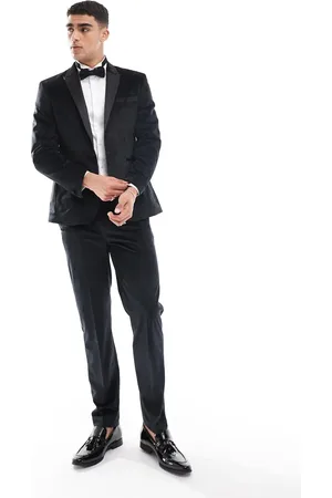 ASOS Slim tuxedo suit trouser in velvet