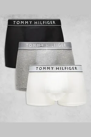 Tommy Hilfiger Everyday essentials 3 pack trunks in grey/black/white