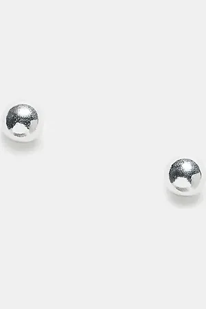 Kingsley Ryan 4mm plain ball stud earrings in sterling