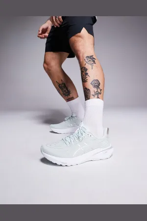 Asics GT-2000 13 running trainers in pure aqua and white