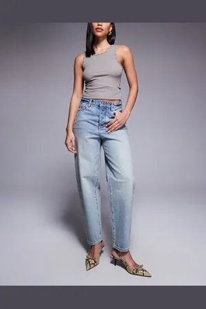 Armani Exchange Carrot tapered jeans in light