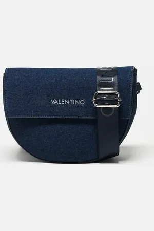 VALENTINO Valentino bigs flap crossbody bag in dark denim
