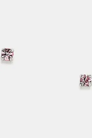 Kingsley Ryan 2mm tiny rose crystal stud earrings