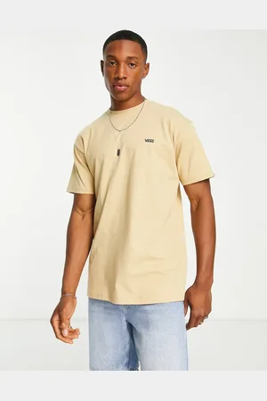 Vans Left chest logo t-shirt in beige