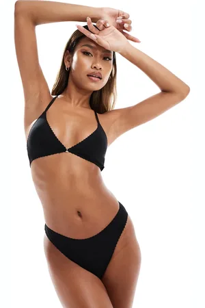 ASOS Mila cotton front fastening bra in