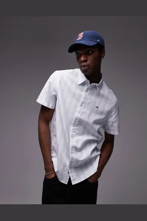 Tommy Hilfiger Linen shirt in light and white stripe