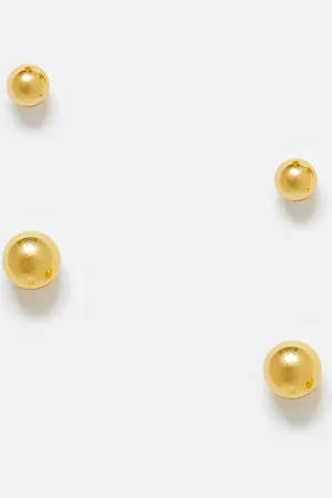 Bloom and Bay Bloom & Bay plated 2 pack stud earrings