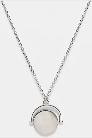LOST SOULS Stainless steel spinner pendant necklace in