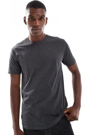 Brave Soul Midweight short sleeve t-shirt in charcoal