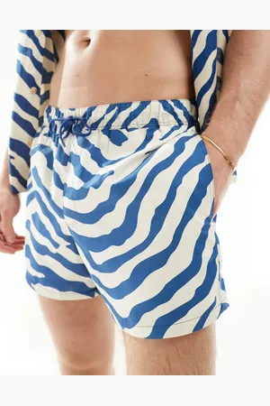 ASOS Co-ord swim shorts in zebra print