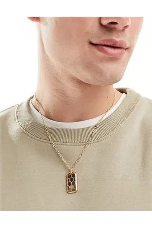 Icon Brand Hex dog tag pendant necklace in