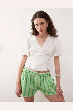 COLLUSION Wrap front top