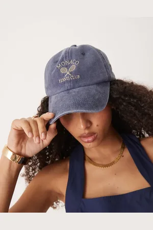 My Accessories Monaco baseball cap in washed navy