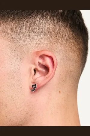 Farah Logo stud earrings in