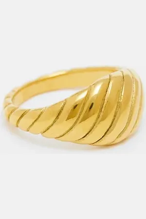 LOST SOULS Stainless steel wavy ring in