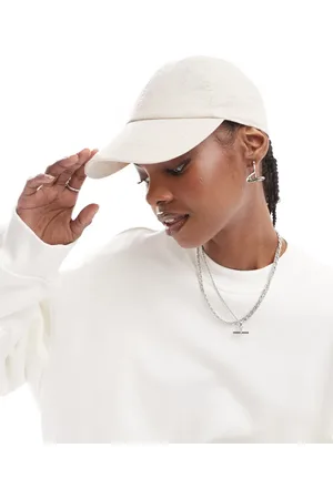 Weekday Essential linen mix cap in beige