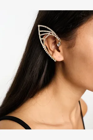 ASOS Ear cuff in elf design in gold tone