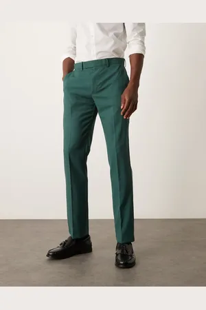 ASOS Slim suit trousers in crosshatch