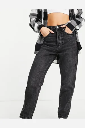 Stradivarius Petite mom fit vintage jean in washed