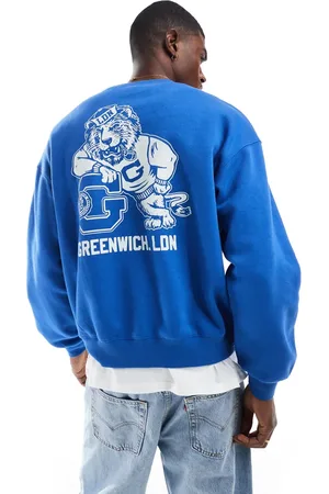 Cotton On Cotton On box fit crewneck with tiger graphic in