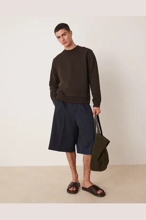 ASOS Smart oversized bermuda shorts with front pleat in