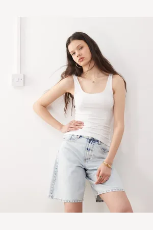 Weekday Square neck scoop back vest top in
