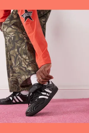 adidas Samba LT patent leather trainers in and white