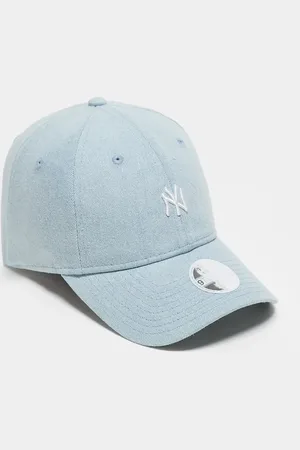 New Era NY Yankees mini logo 9twenty cap in washed denim