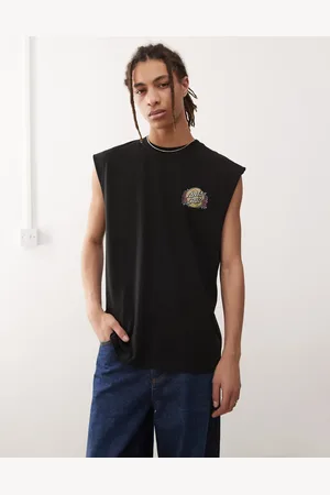 Santa Cruz Graphic logo back print vest in