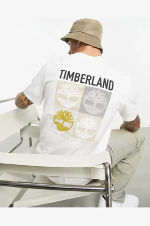 Timberland Multi Logo back print t-shirt in