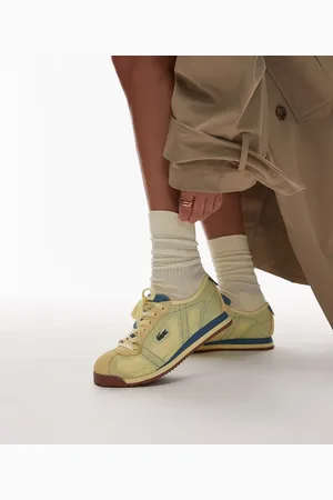 Lacoste Club low mesh trainers in light