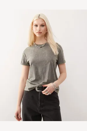 Noisy May Boxy t-shirt in washed