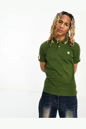 Pretty Green Hollen sleeve stripe polo shirt in