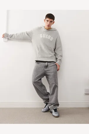Guess Originals knitted pullover hoodie in