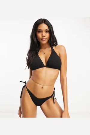 Ivory Rose Fuller Bust mix and match triangle bikini top in crinkle