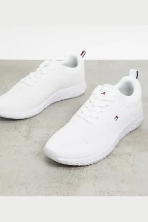 Tommy Hilfiger Knit runner in with small flag logo