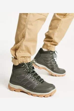 French Connection Hike boots in khaki