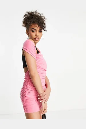 Missyempire Mini dress with contrast crop top in