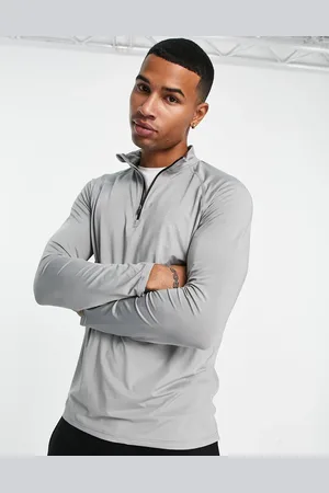Able Active A Better Life Exists Active half zip long sleeve t-shirt in