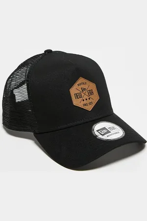 New Era 9forty heritage patch trucker baseball cap in