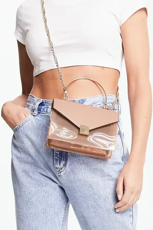 Aldo Top handle bag with bucket detailing in