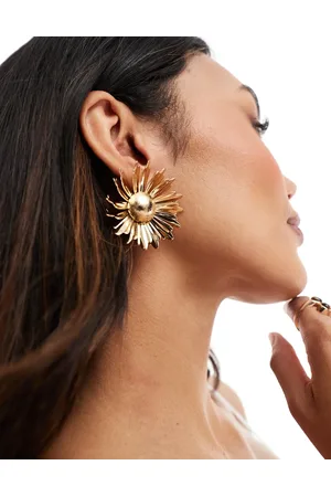Accessorize Statement sunflower earrings in