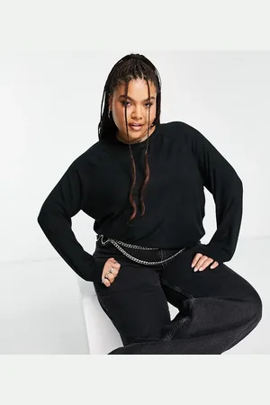 Noisy May Sweatshirt with zip back detail in