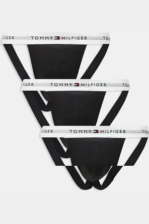 Tommy Hilfiger Signature cotton essentials 3 pack jock straps in