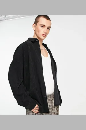 COLLUSION Oversized cord shirt in