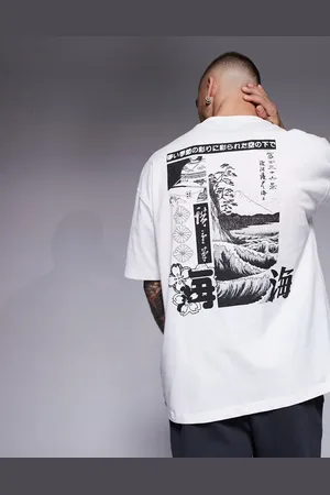 ASOS Oversized t-shirt with souvenir graphic in